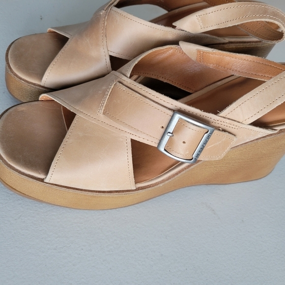 Lucky Brand Women's Boho Delaynee Platform Slingback Wedge Sandals Size 11 - Picture 1 of 8